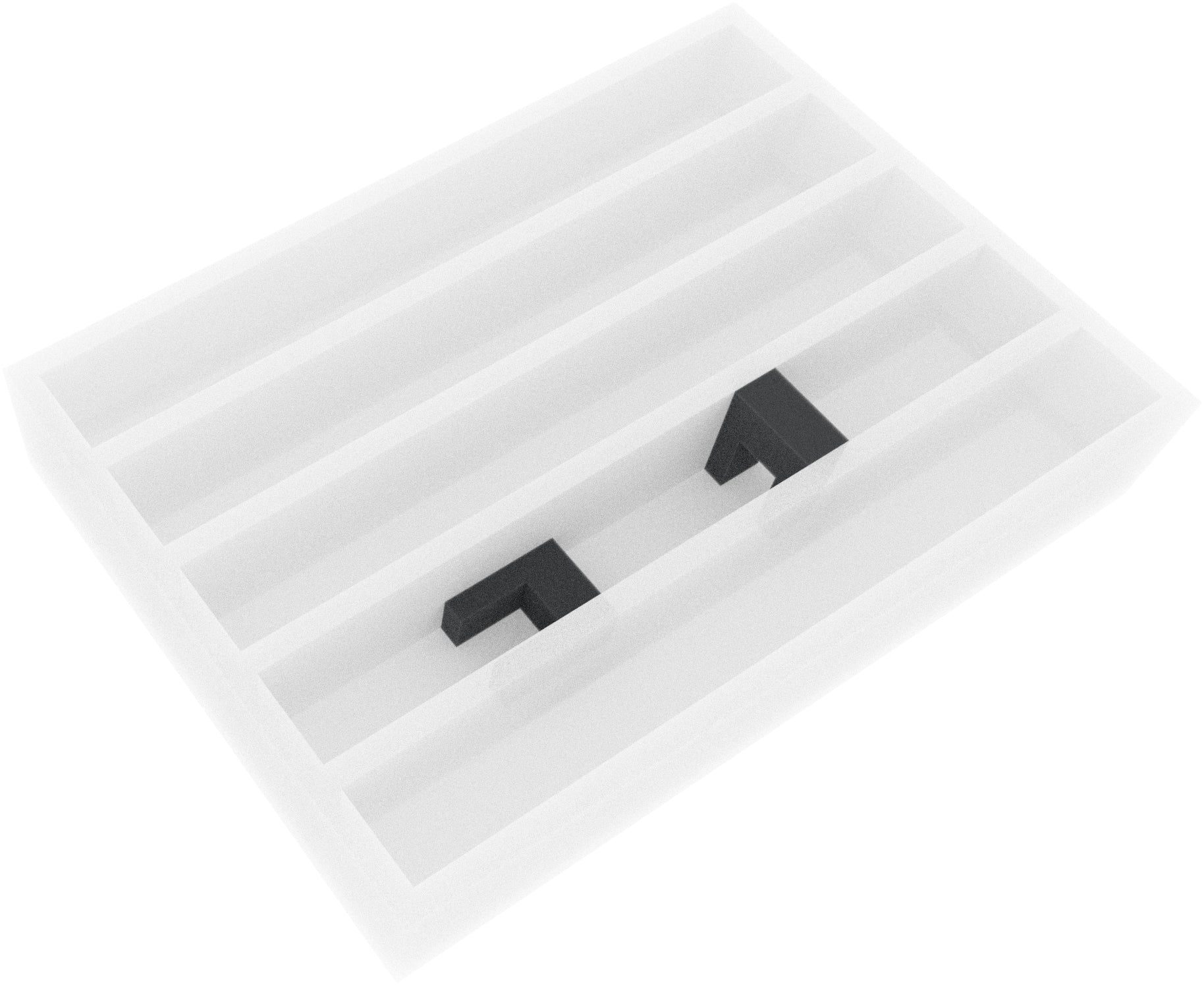 10 Distanzstücke Abstandshalter aus Schaumstoff für Modelleisenbahnen - für Spur H0 / Spur 00 - 50 mm x 40 mm x 20 mm HS020A001